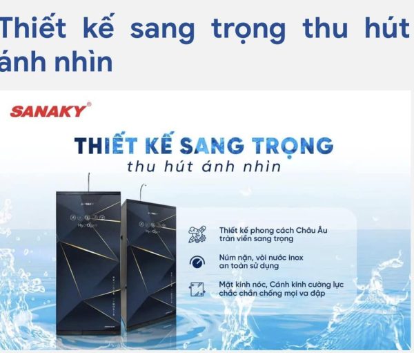 TỦ MÁY LỌC NƯỚC SANAKY TP2310IDM